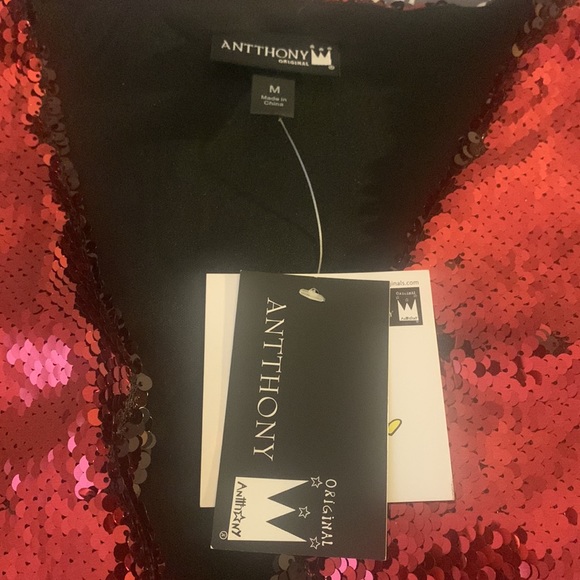 BNWT SEQUIN OPEN JACKET SIZE M - Picture 2 of 5